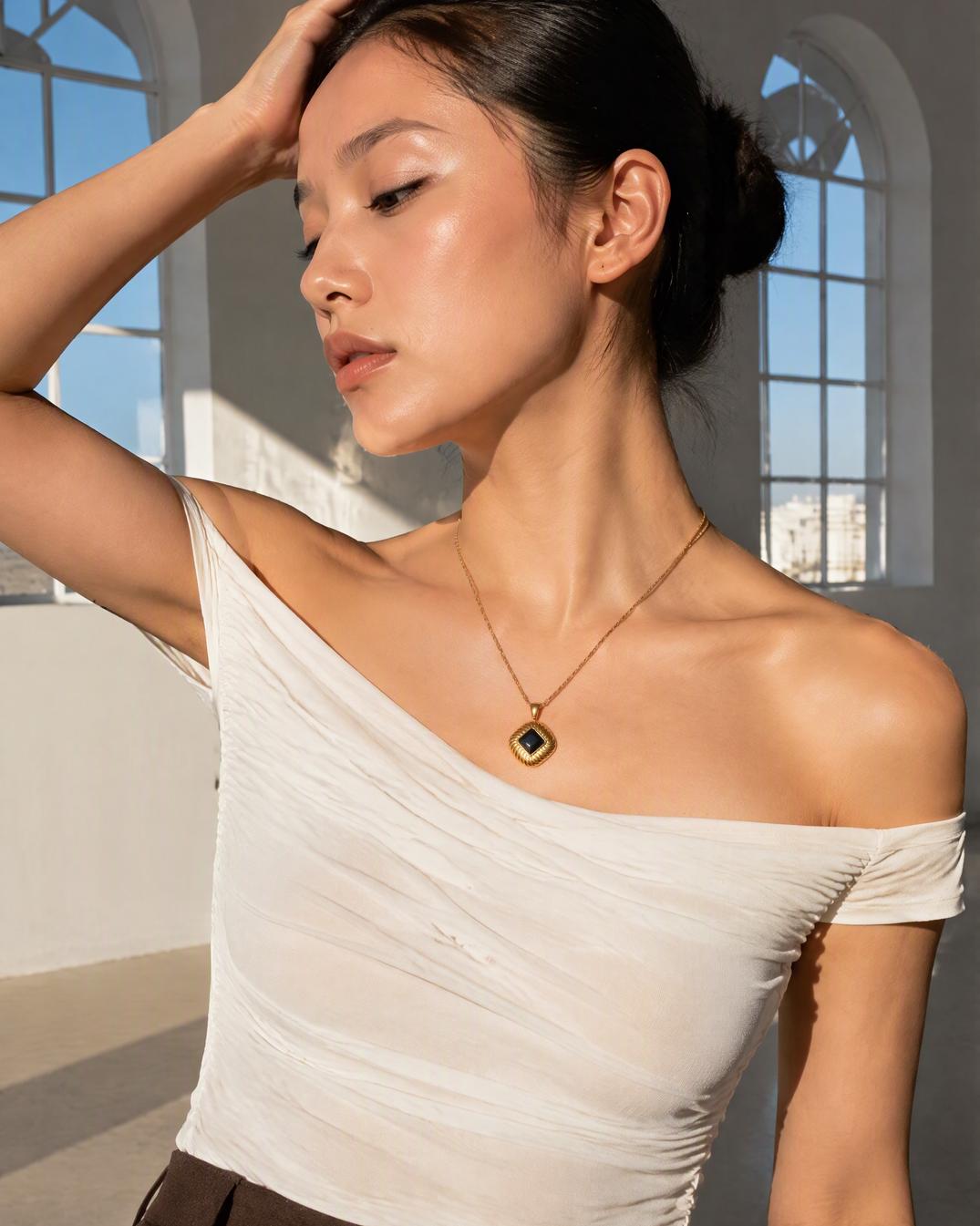 Gold Classic Jewelry Set