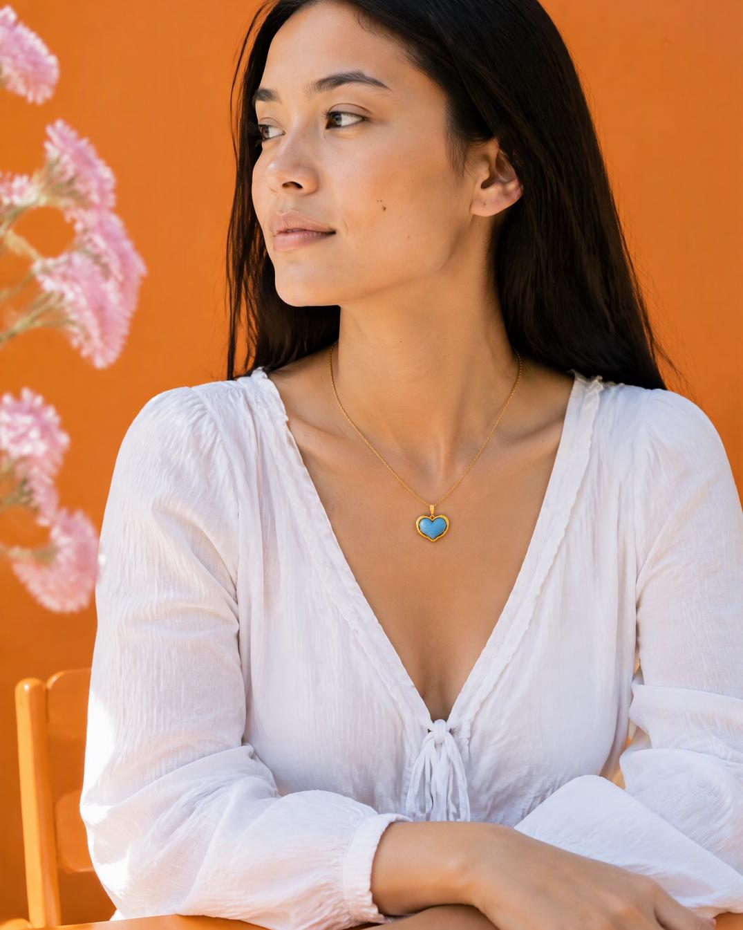 Dainty Flower Gem Necklace