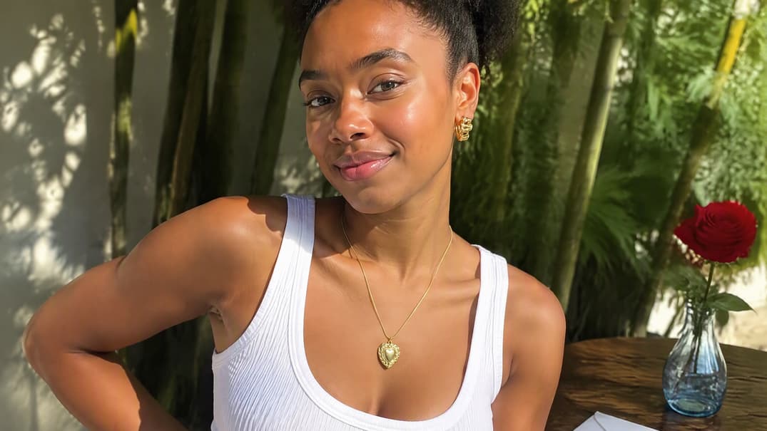 Gold Classic Heart Jewelry Set