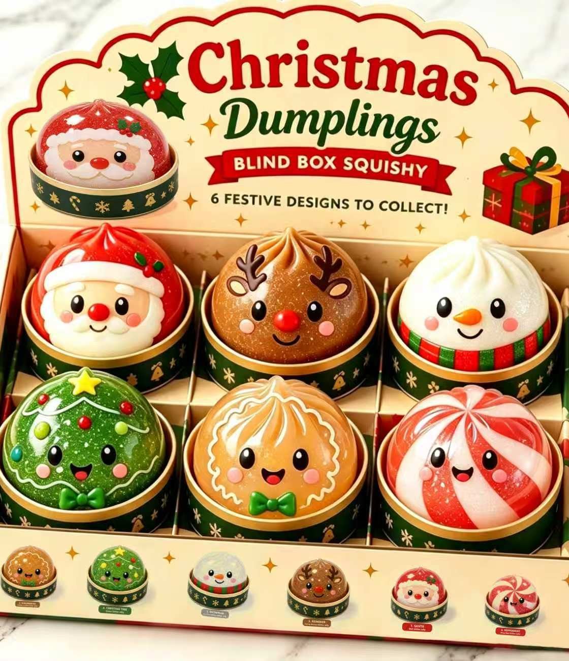 Cute Dumpling Squishy Toy