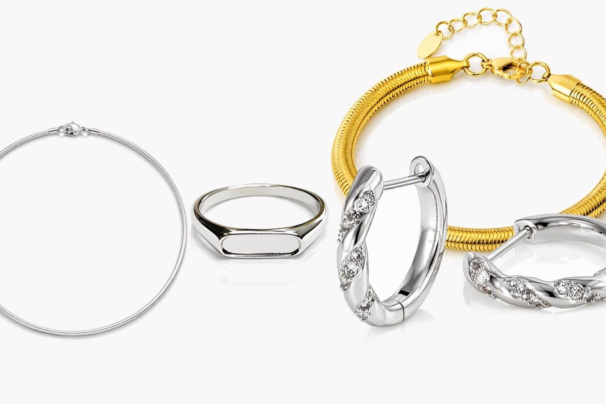 Twisted Band Hoop Earrings