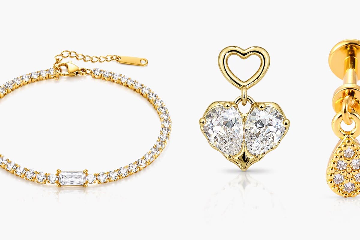 Dainty Charm Stud Earrings