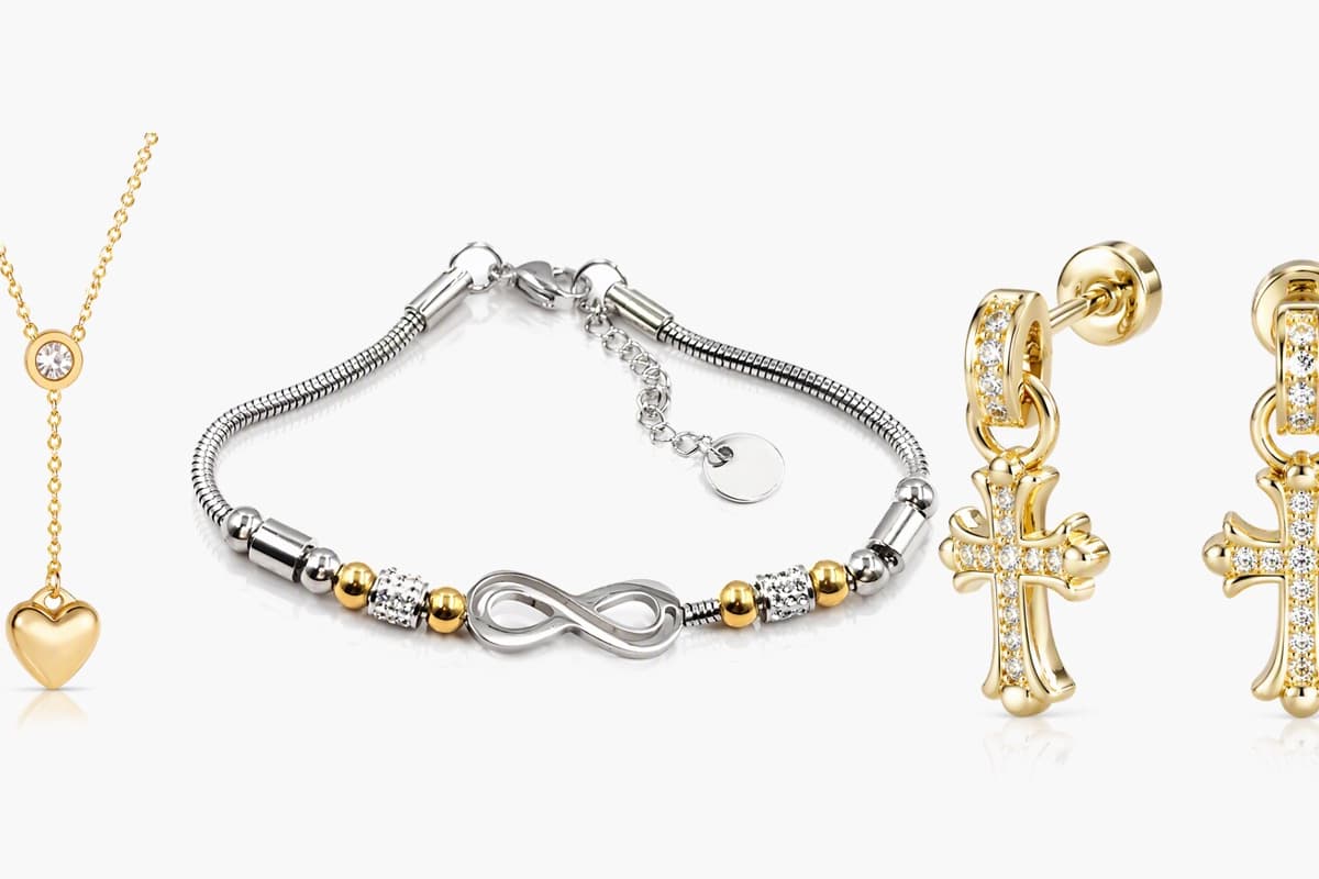 Dainty Cross Drop Earrings