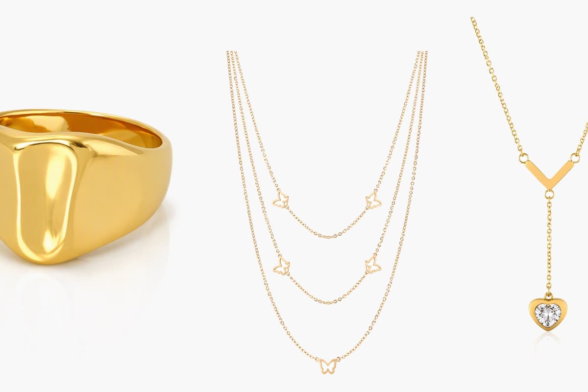 Dainty Letter L Heart Necklace