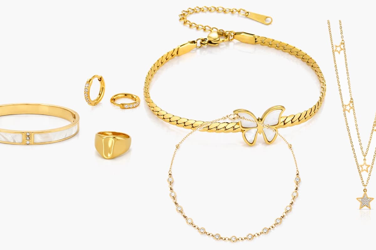 Dainty Paved Open Hoop Earrings