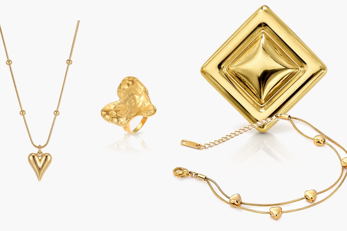 Trendy Square Pyramid Stud Earrings