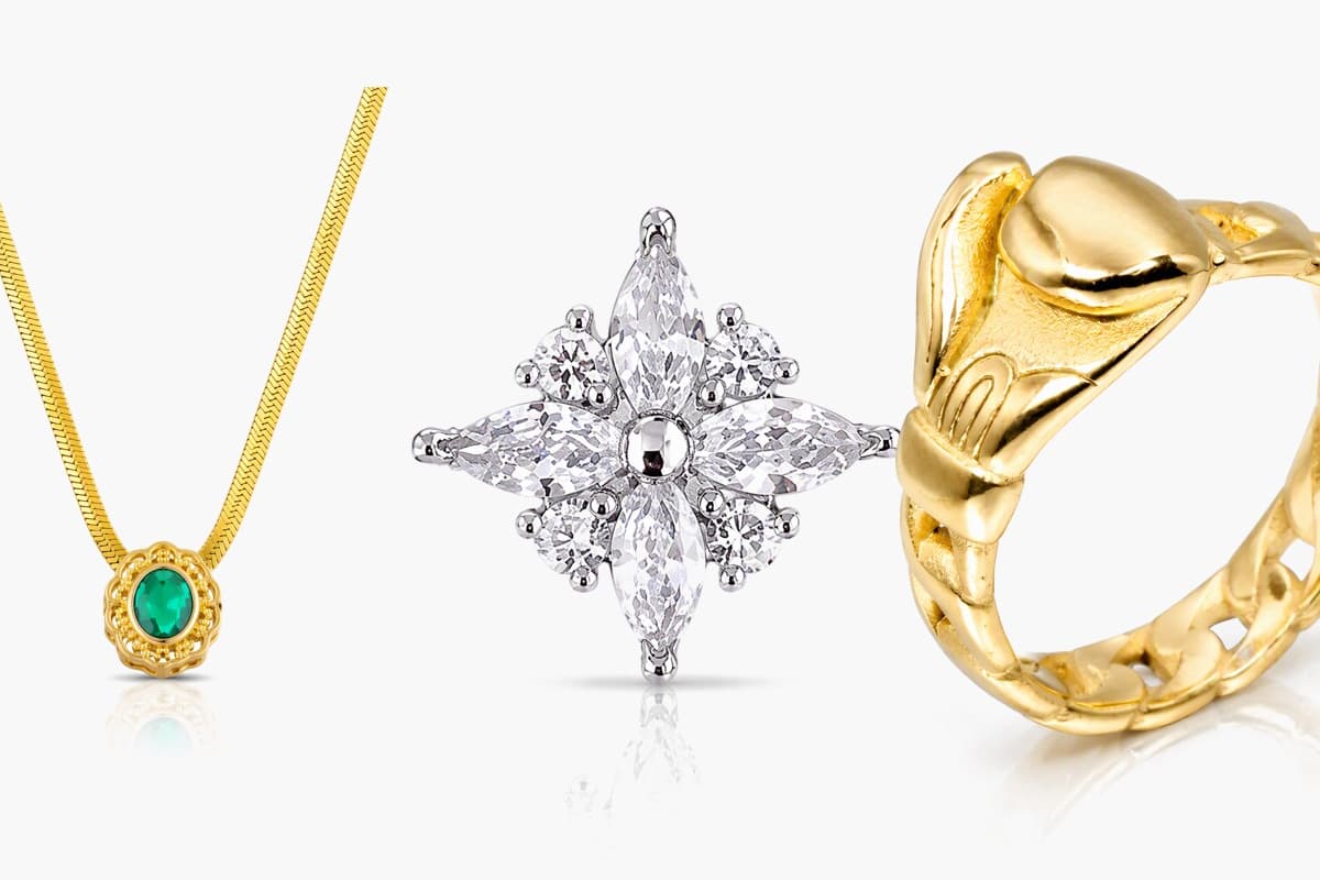 Dainty Star Cluster Stud Earrings