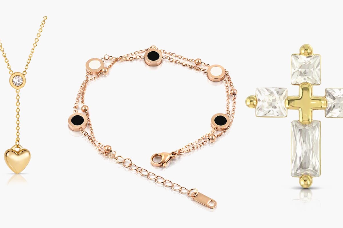 Dainty Cross Stud Earrings