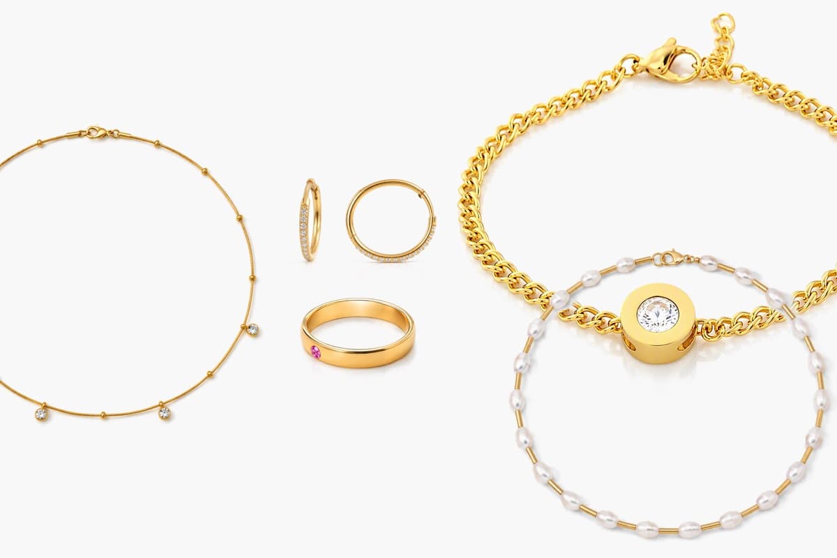 Dainty Paved Hoop Earrings