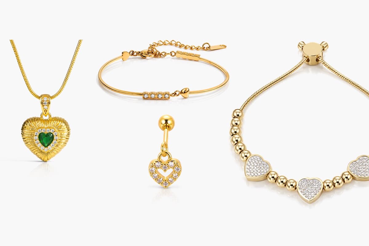 Cute Heart Charm Bracelet