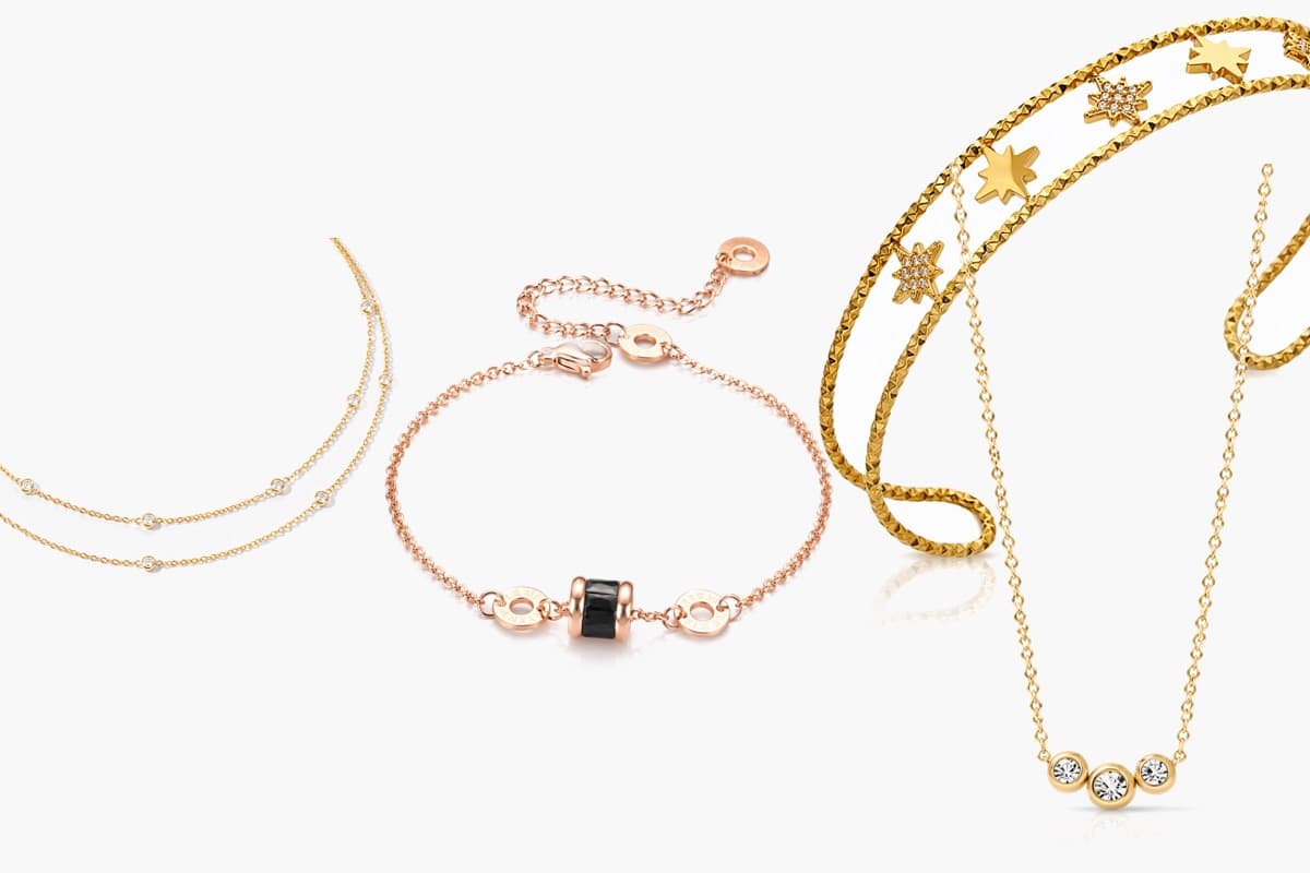 Dainty Double Layer Chain Necklace