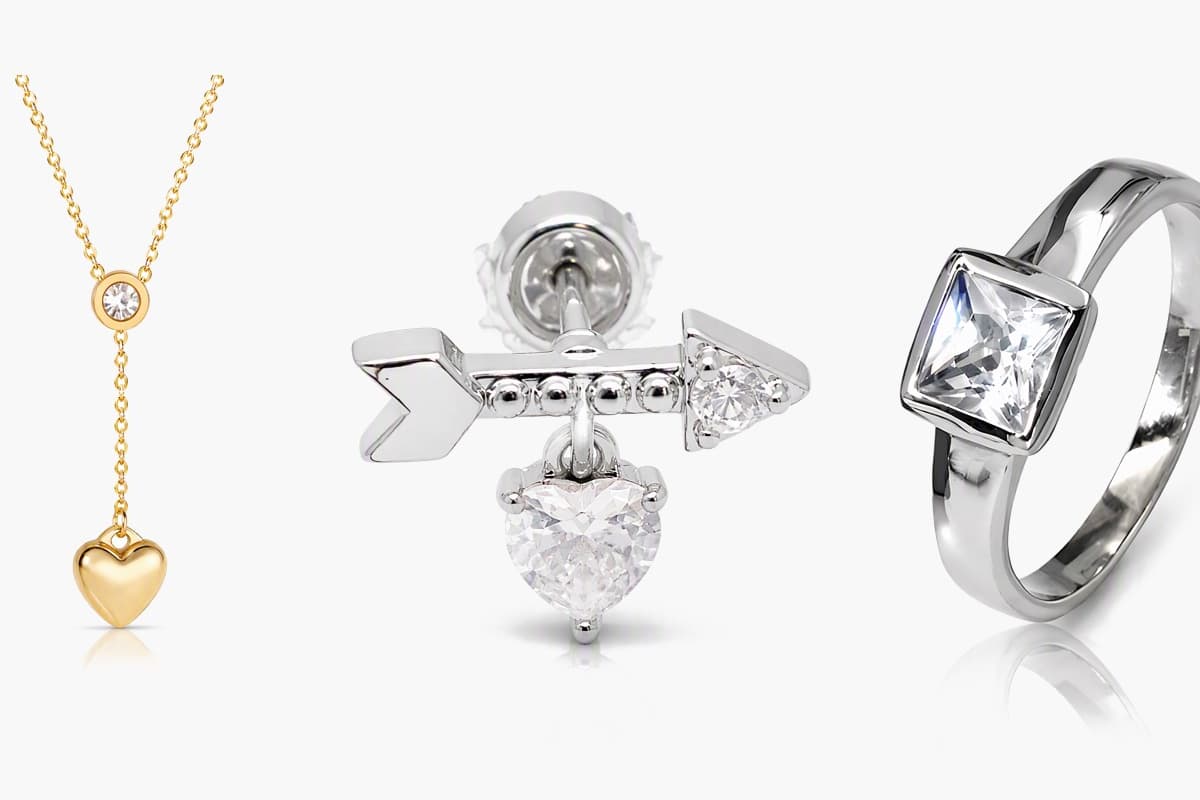 Minimalist Square Stone Ring
