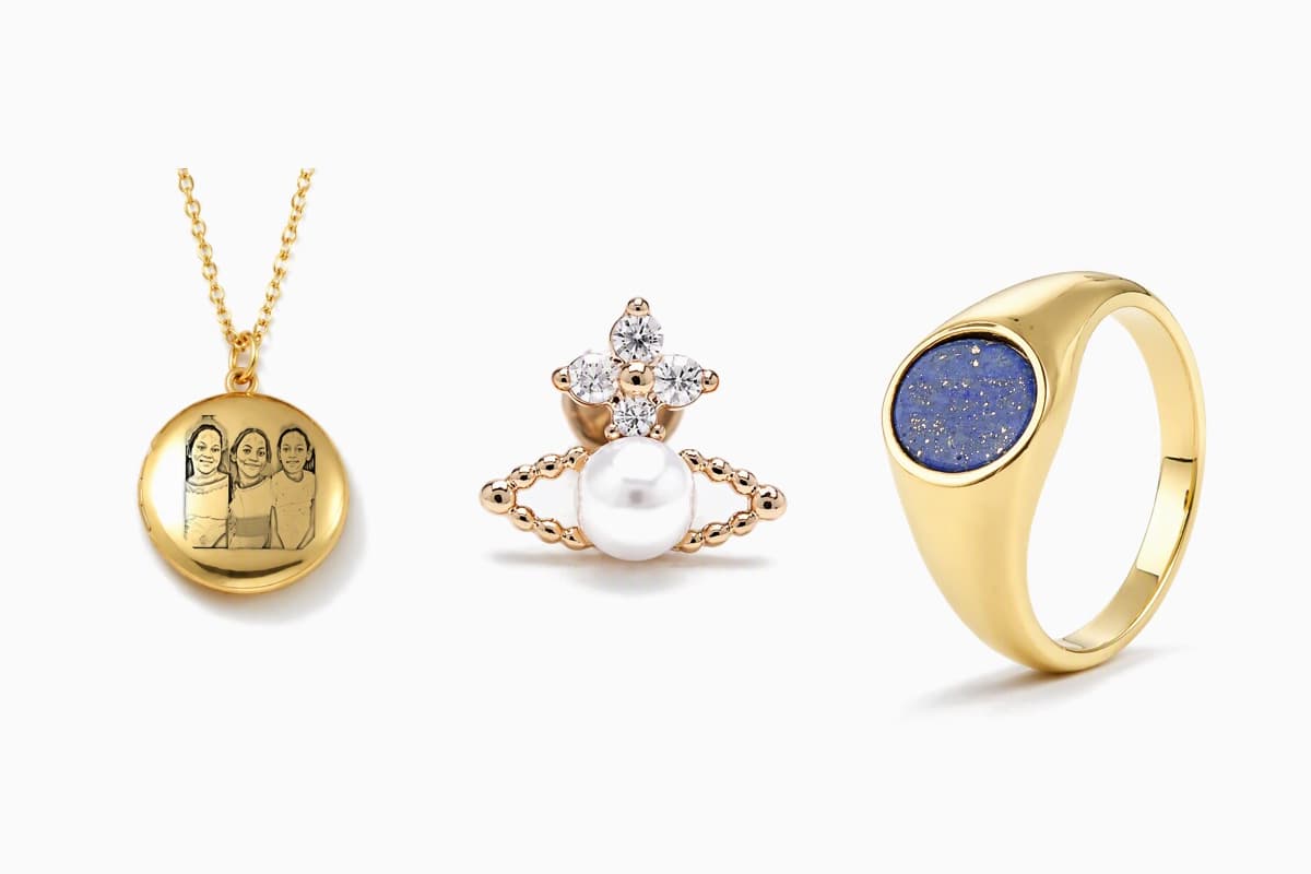Round Photo Locket Necklace