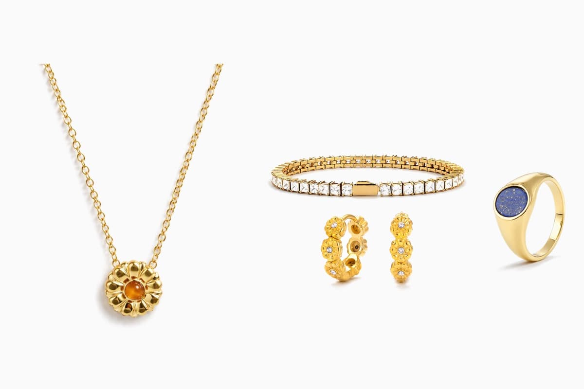 Dainty Flower Pendant Necklace