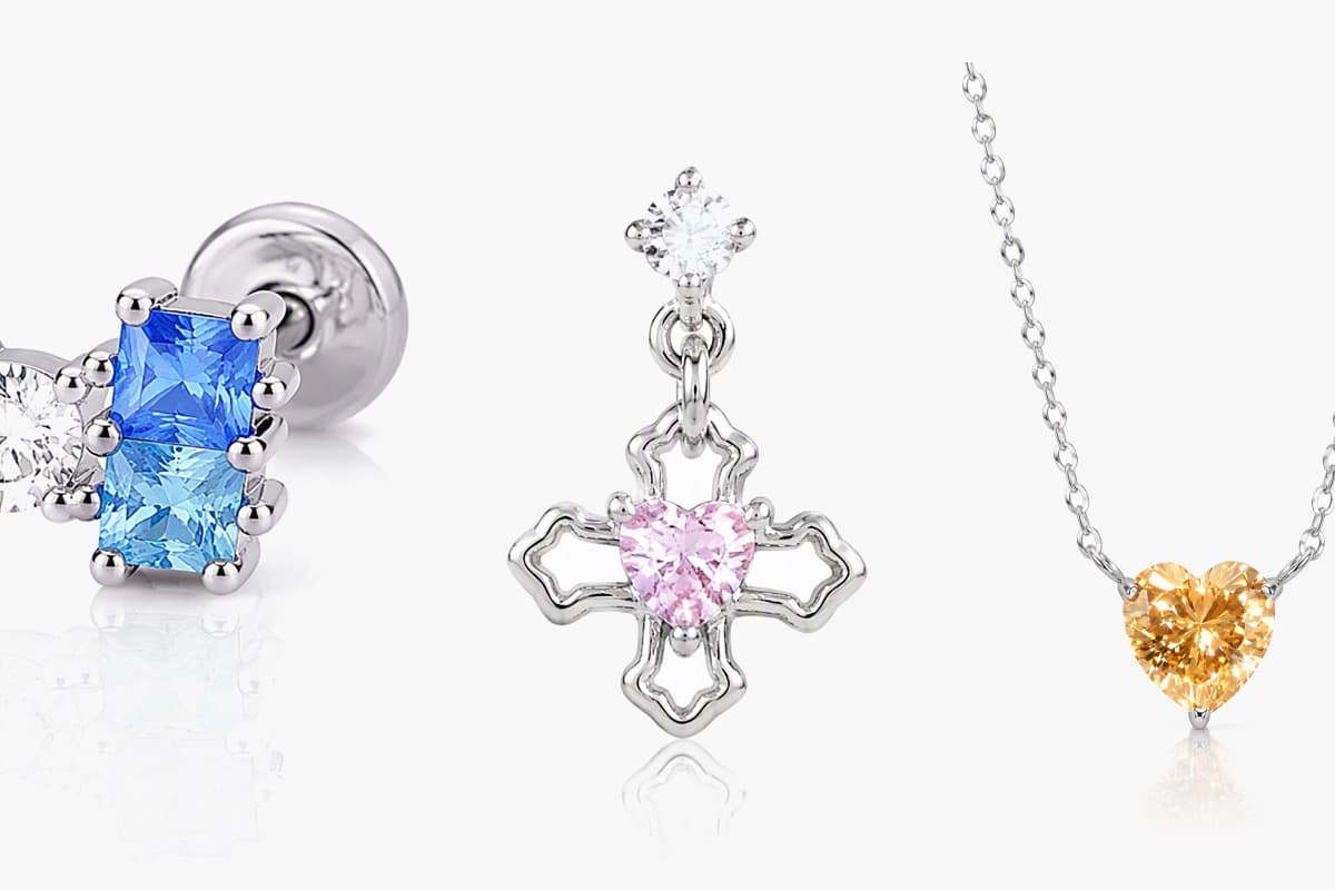 Dainty Cross Stud Earrings