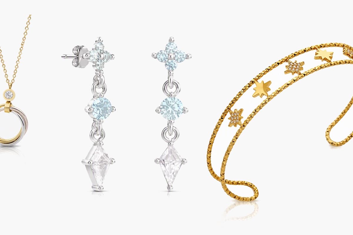 Dainty Flower Drop Earrings