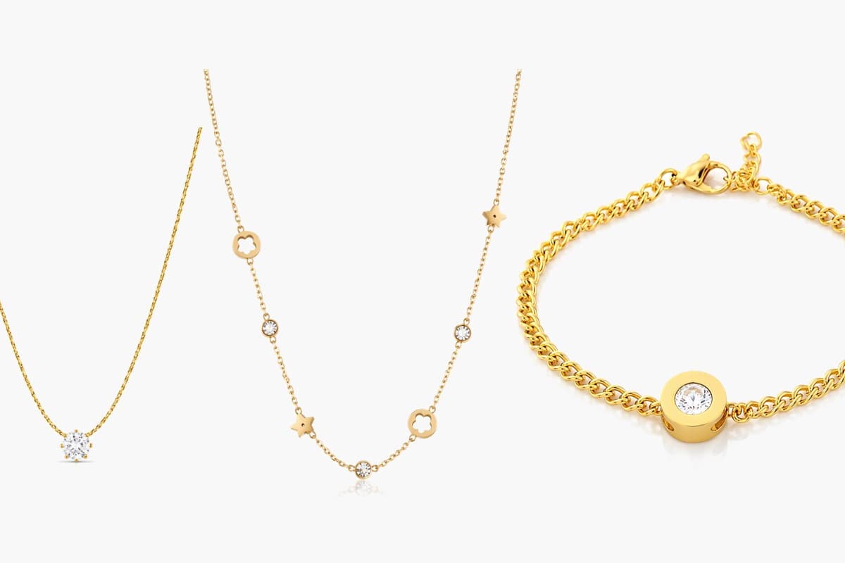 Dainty Single Stone Necklace