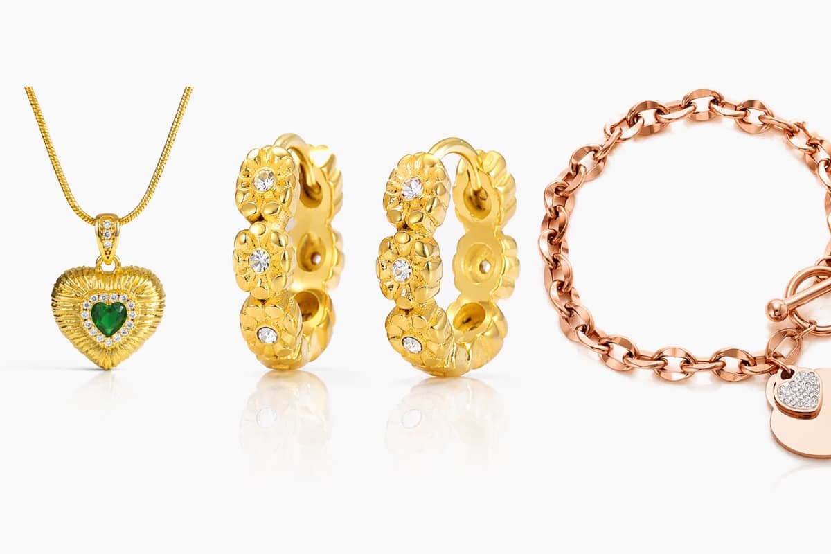 Flower Hoop Earrings