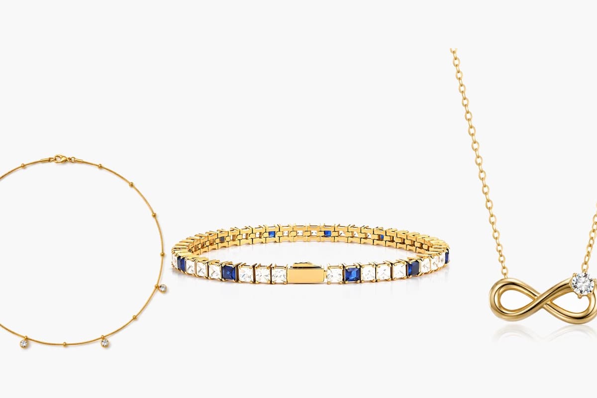 Square Stone Tennis Bracelet