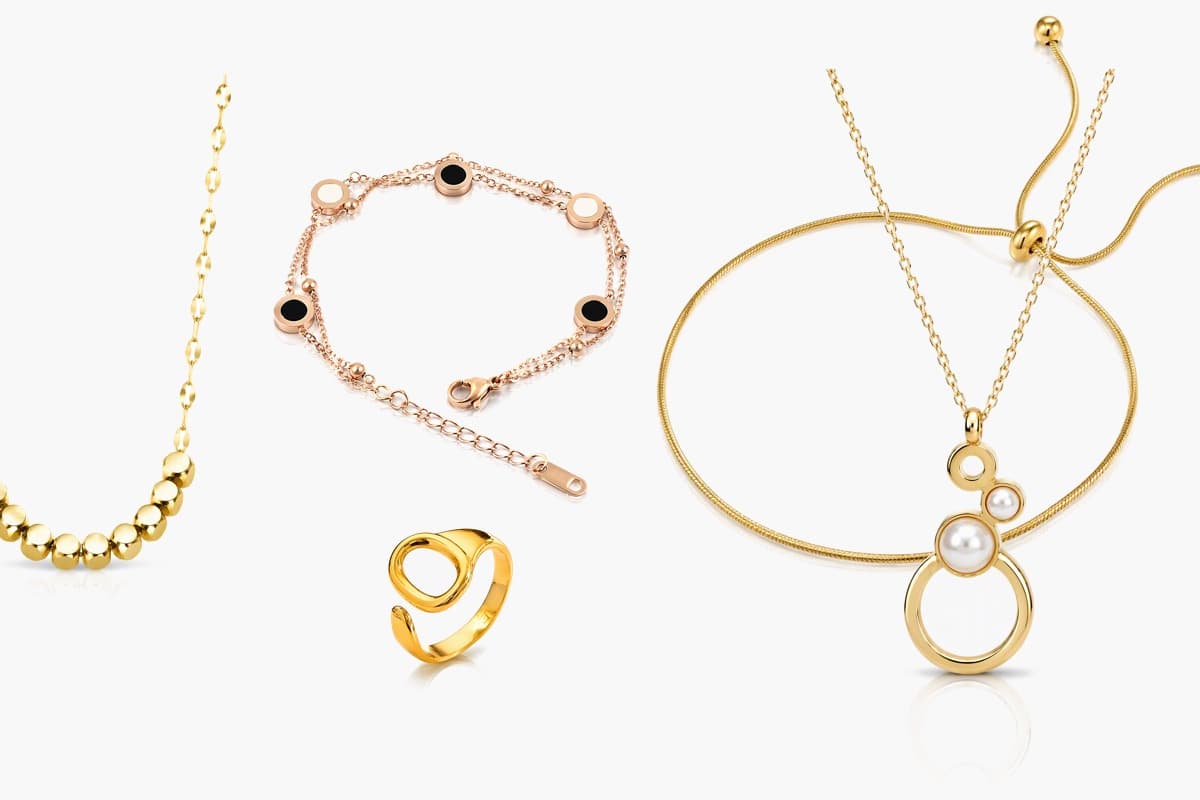 Minimalist Circle Drop Necklace