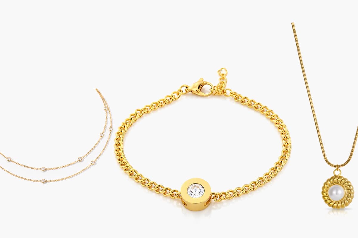Dainty Double Layer Chain Necklace