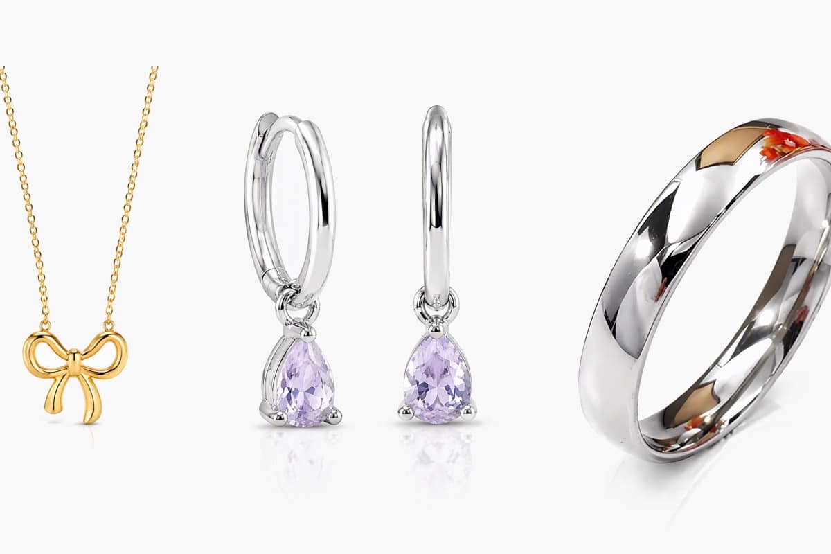 Dainty Teardrop Charm Huggie Earrings