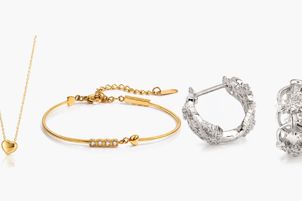 Floral Hoop Earrings