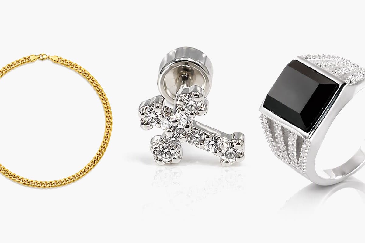 Chunky Square Stone Ring