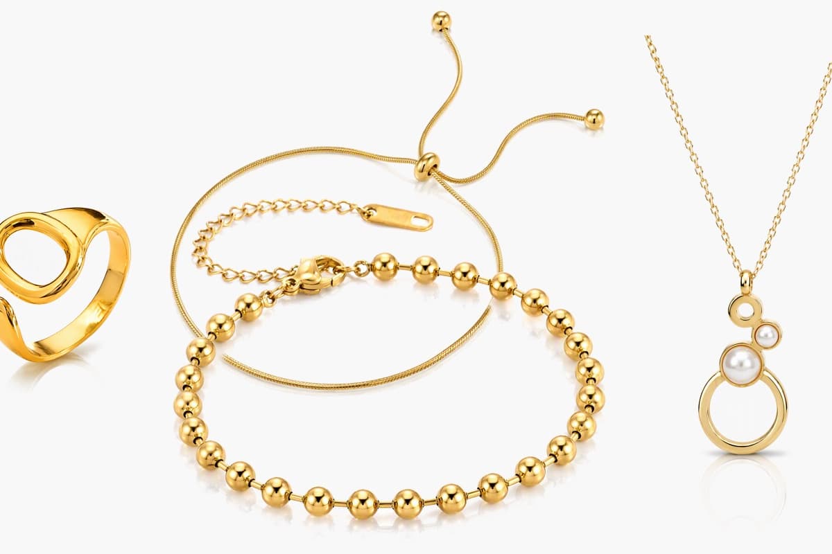 Minimalist Circle Drop Necklace