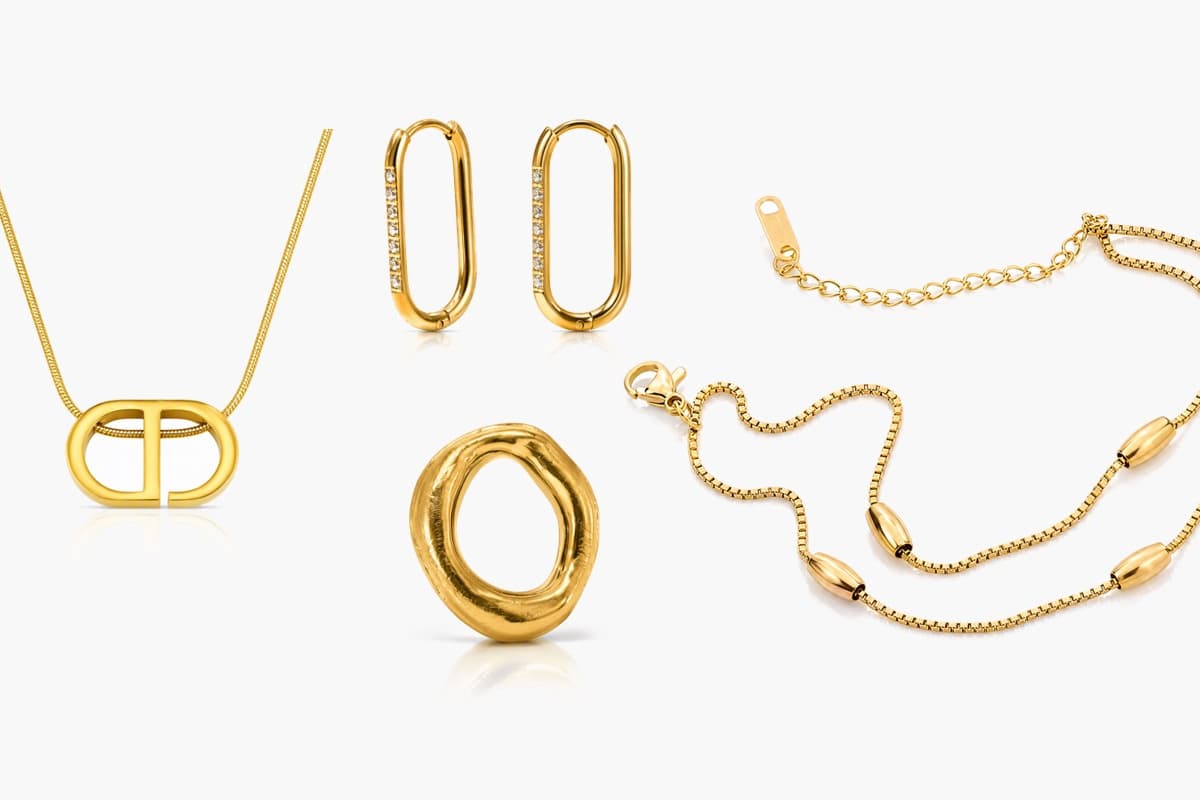Oval Huggie Earrings