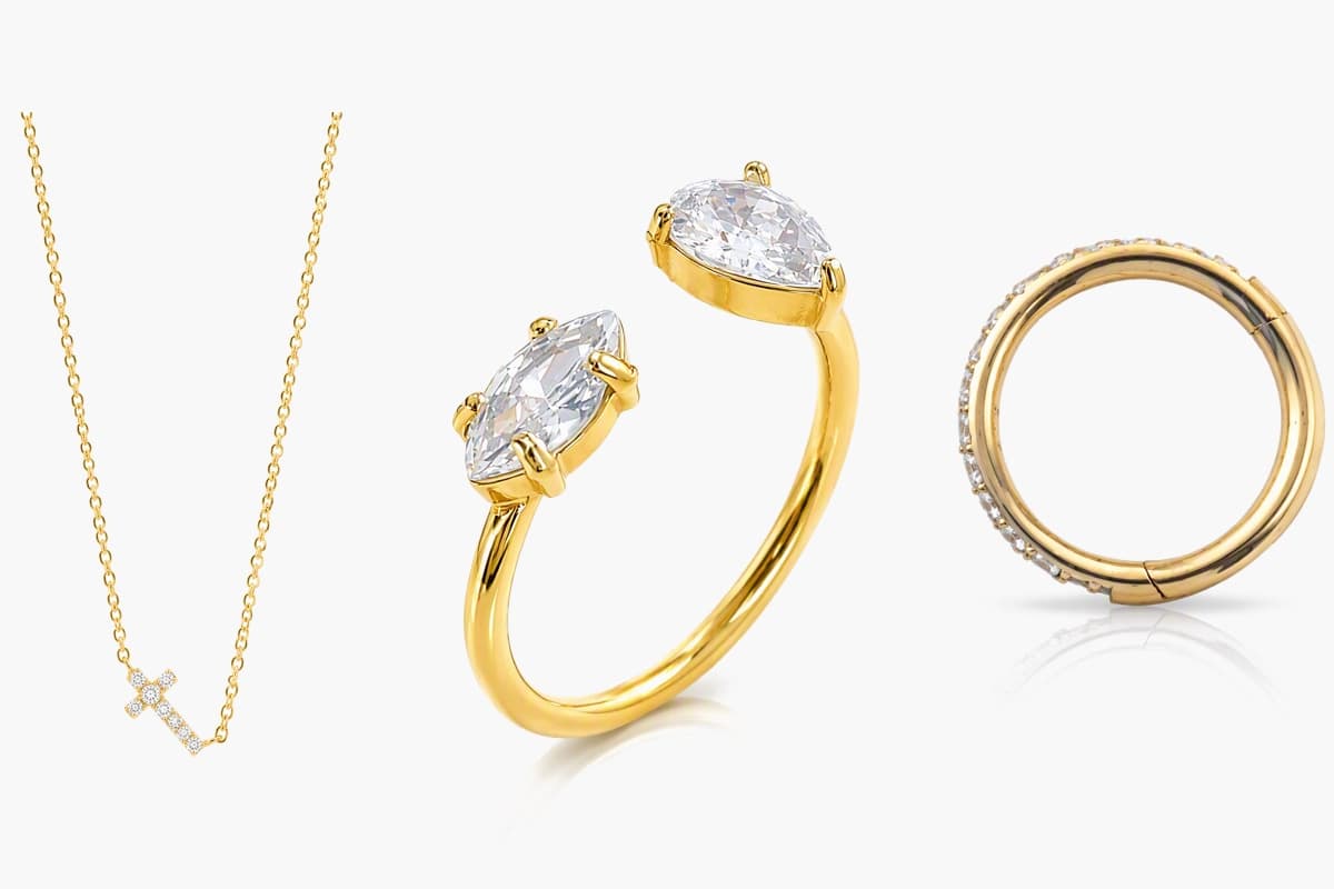 Dainty Paved Hinged Hoop Earrings