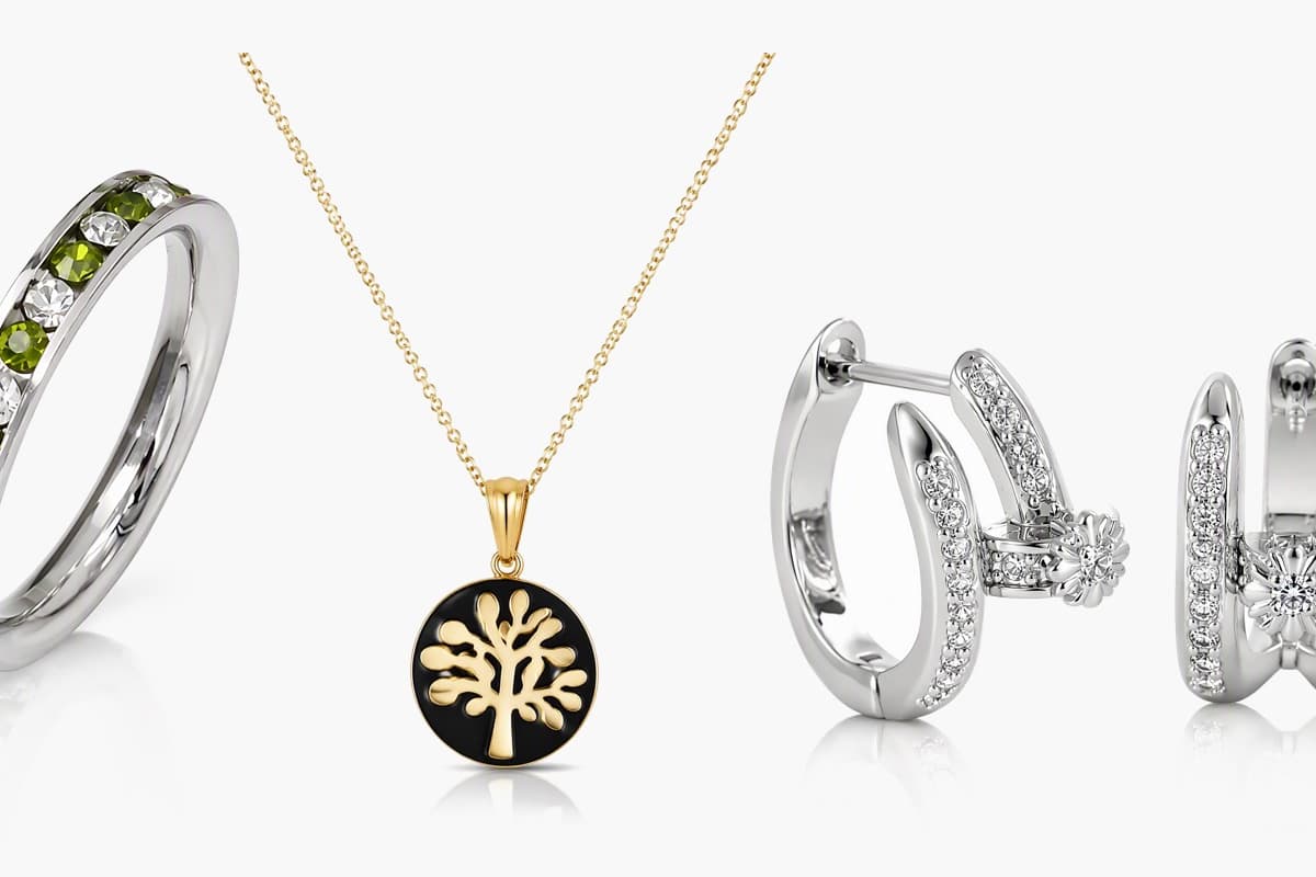 Dainty Flower Leaf Huggie Earrings