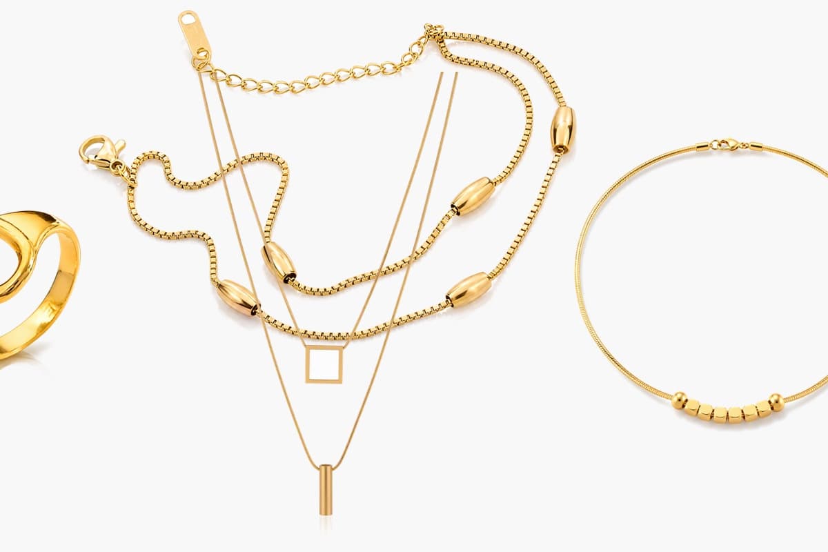 Dainty Beaded Snake Chain Necklace
