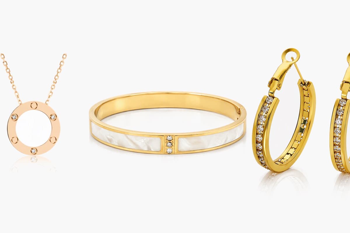 Elegant Paved Hoop Earrings