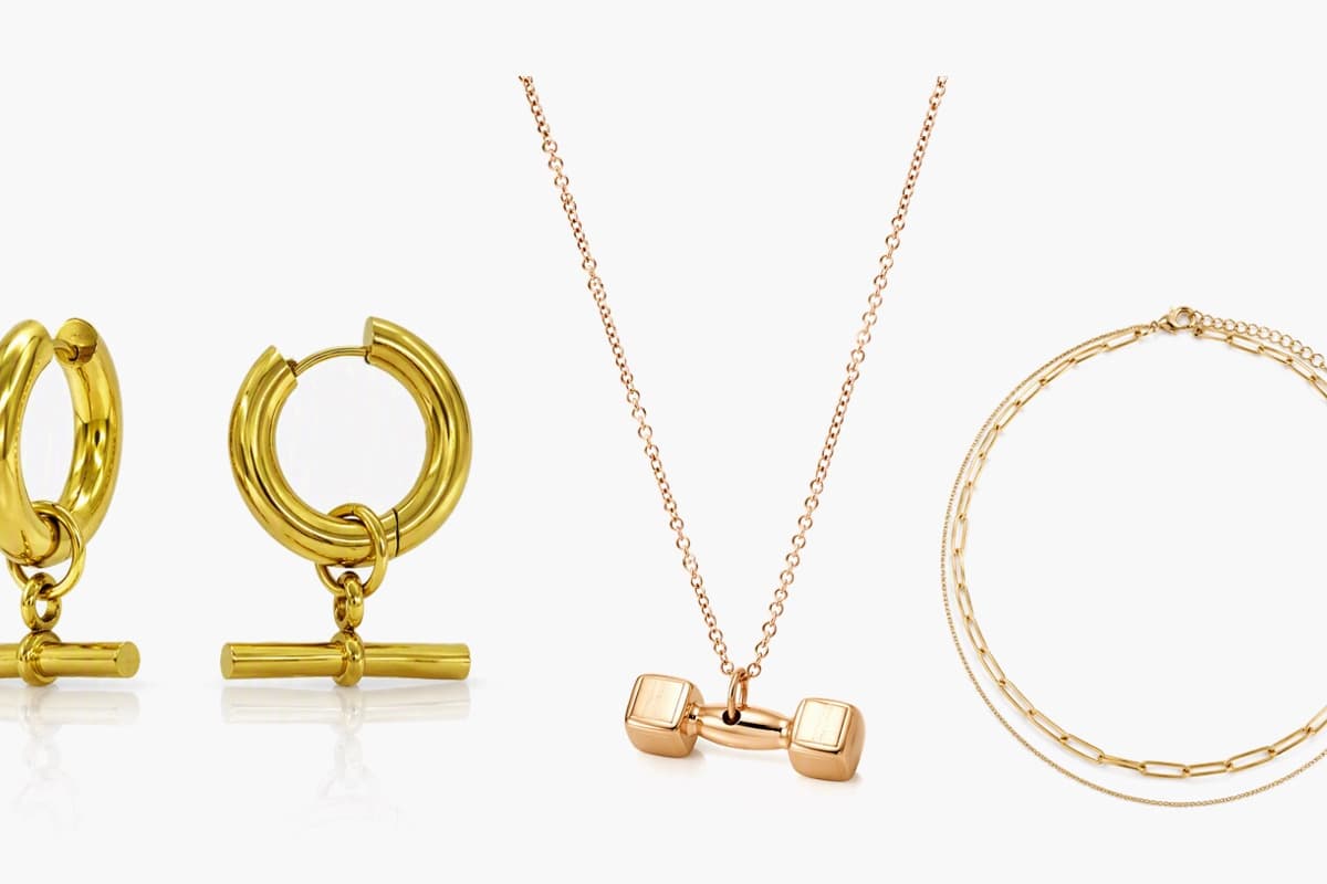 Minimalist Double Cube Pendant Necklace