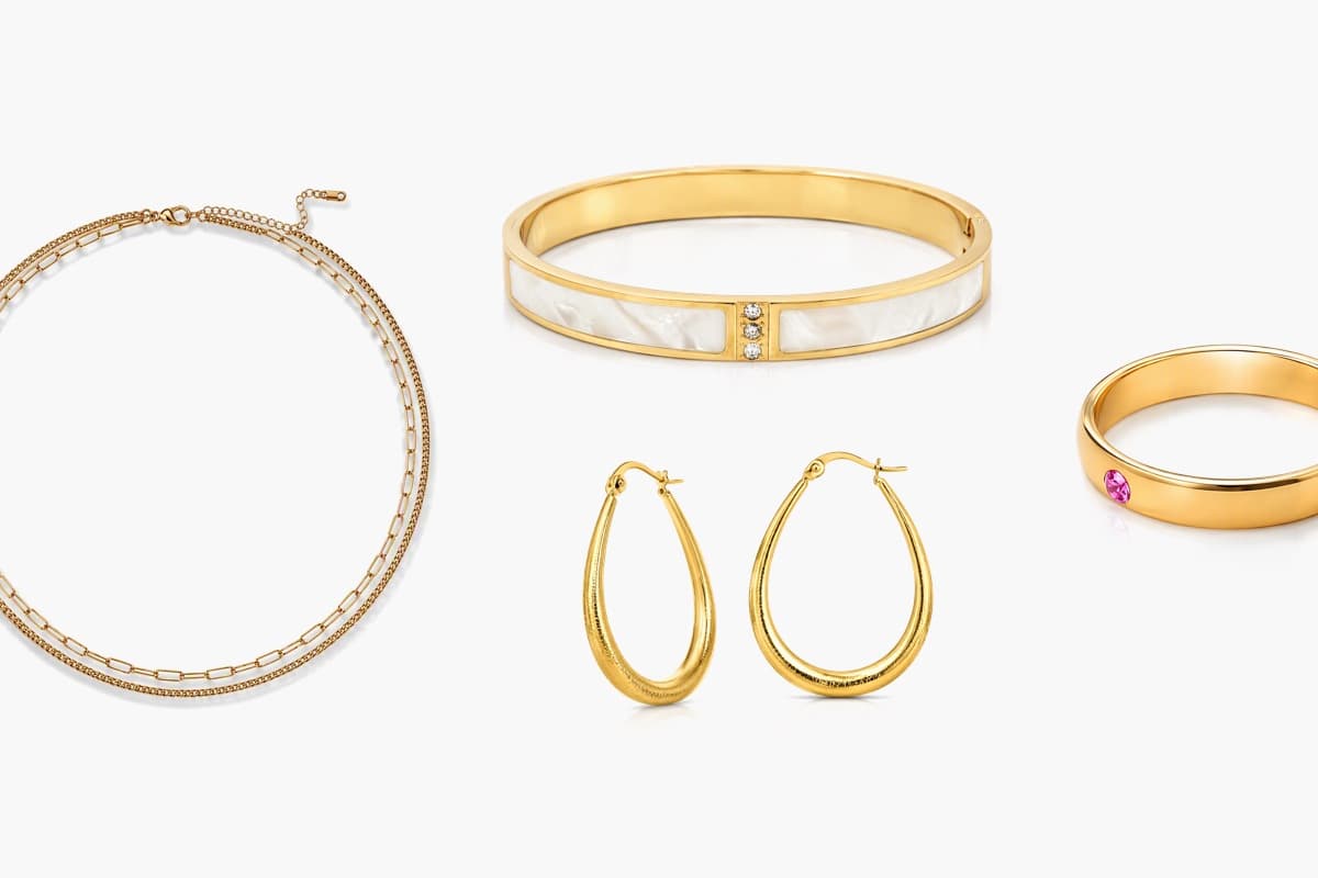 Textured Teardrop Hoop Earrings