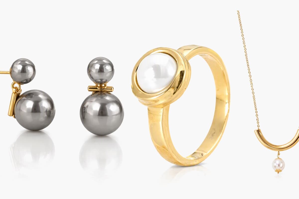 Trendy Double Stone Drop Earrings