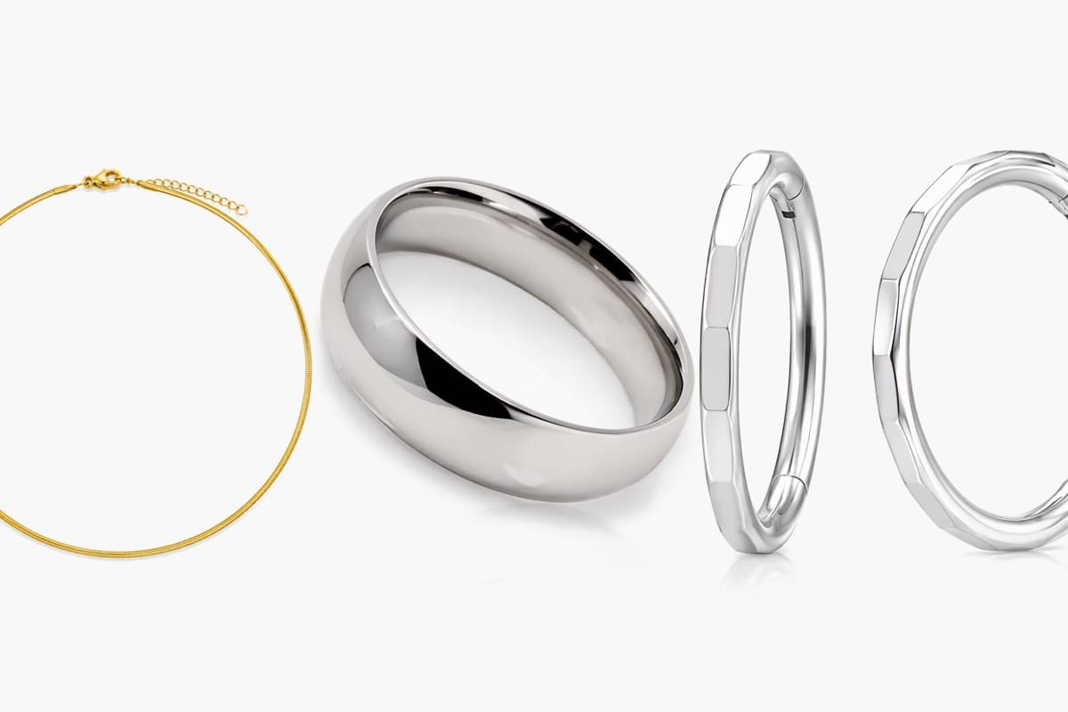 Faceted Hoop Earrings