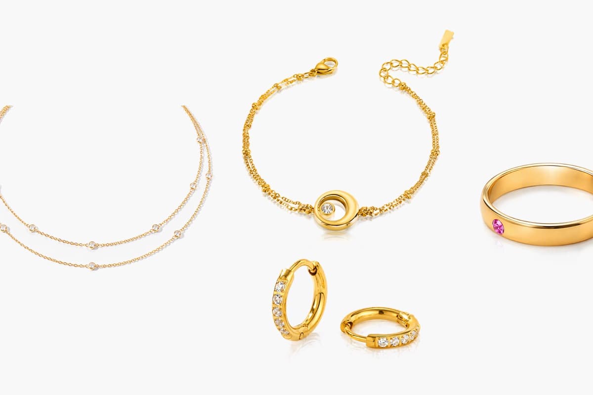 Dainty Paved Open Hoop Earrings