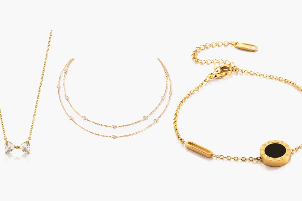 Dainty Double Heart Necklace