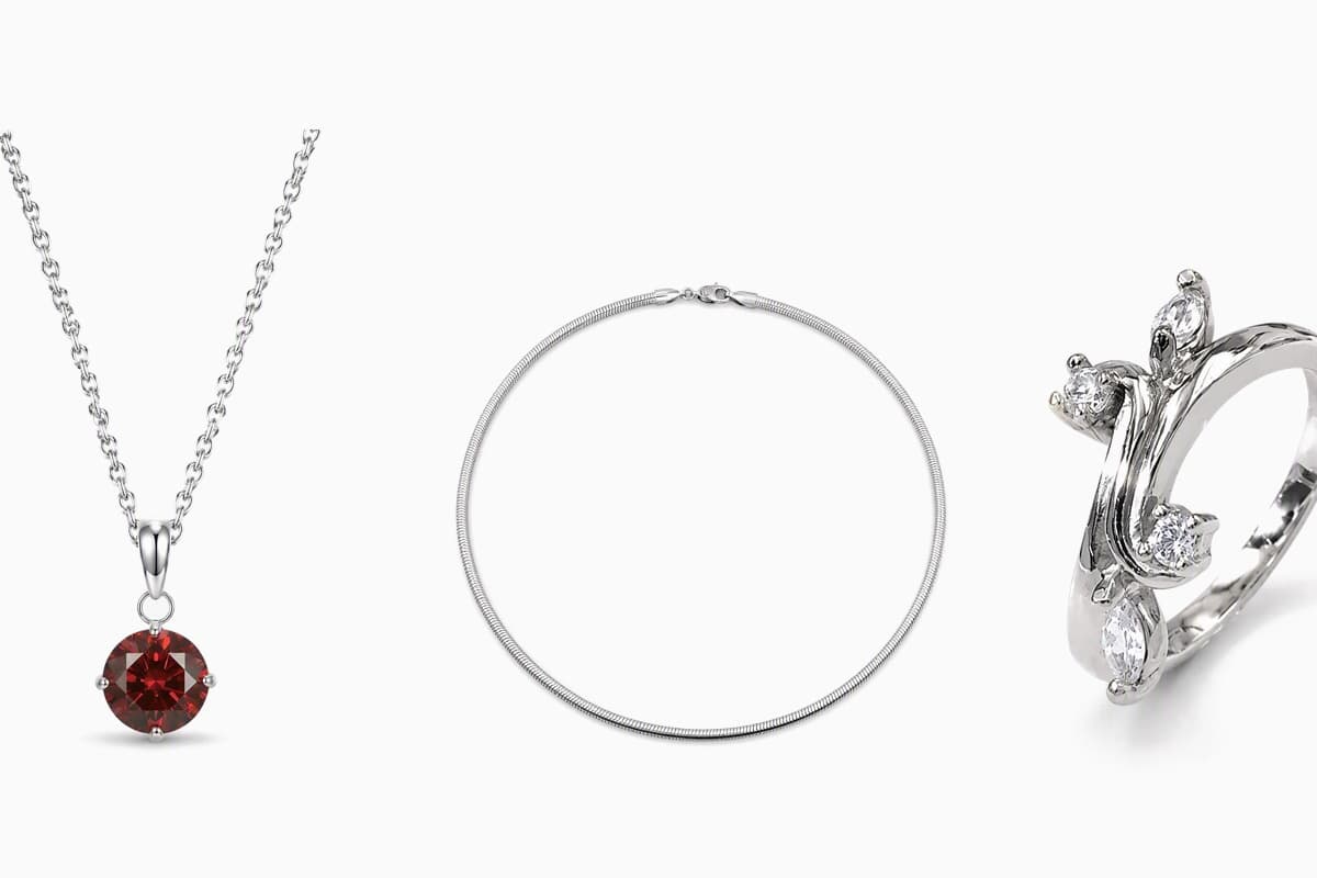 Minimalist Round Stone Pendant Necklace