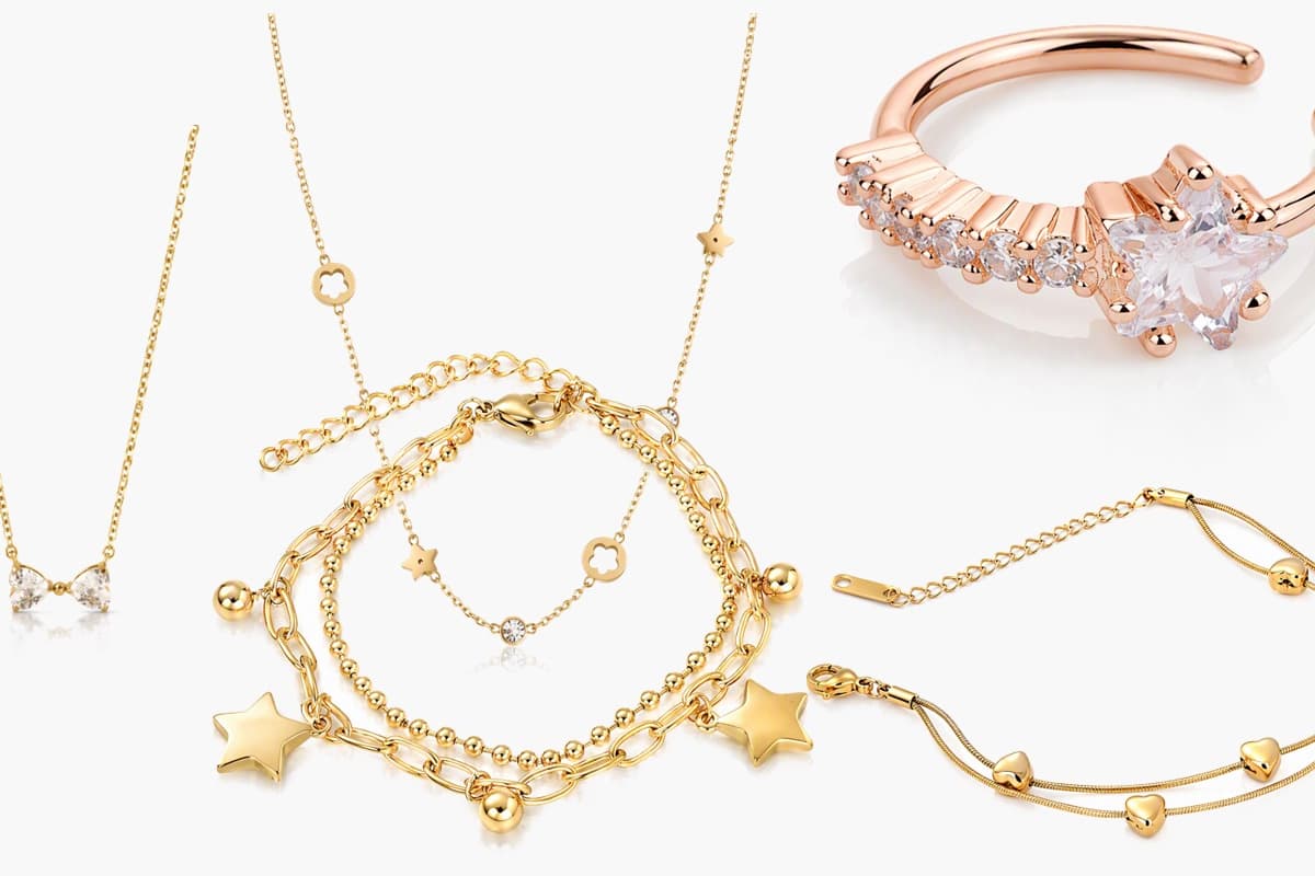 Dainty Double Heart Necklace