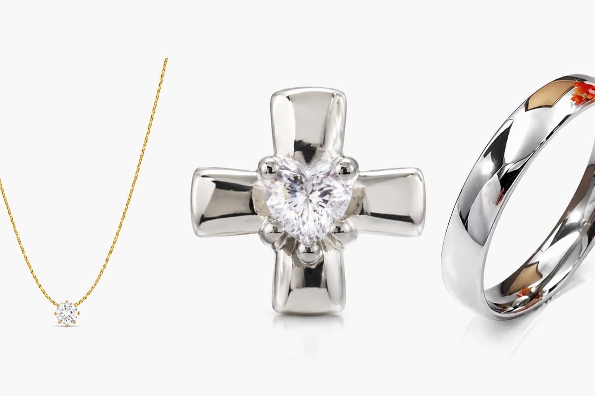 Dainty Cross Stud Earrings