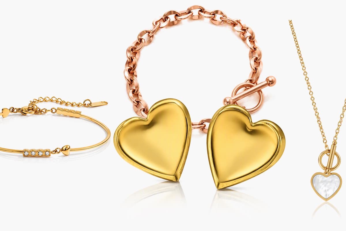 Trendy Heart Charm Bracelet