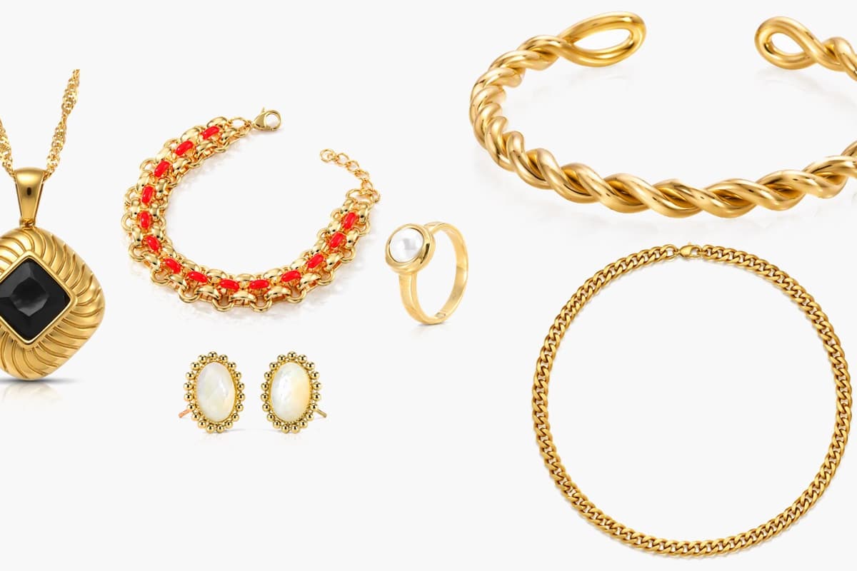 Enamel Link Chain Bracelet