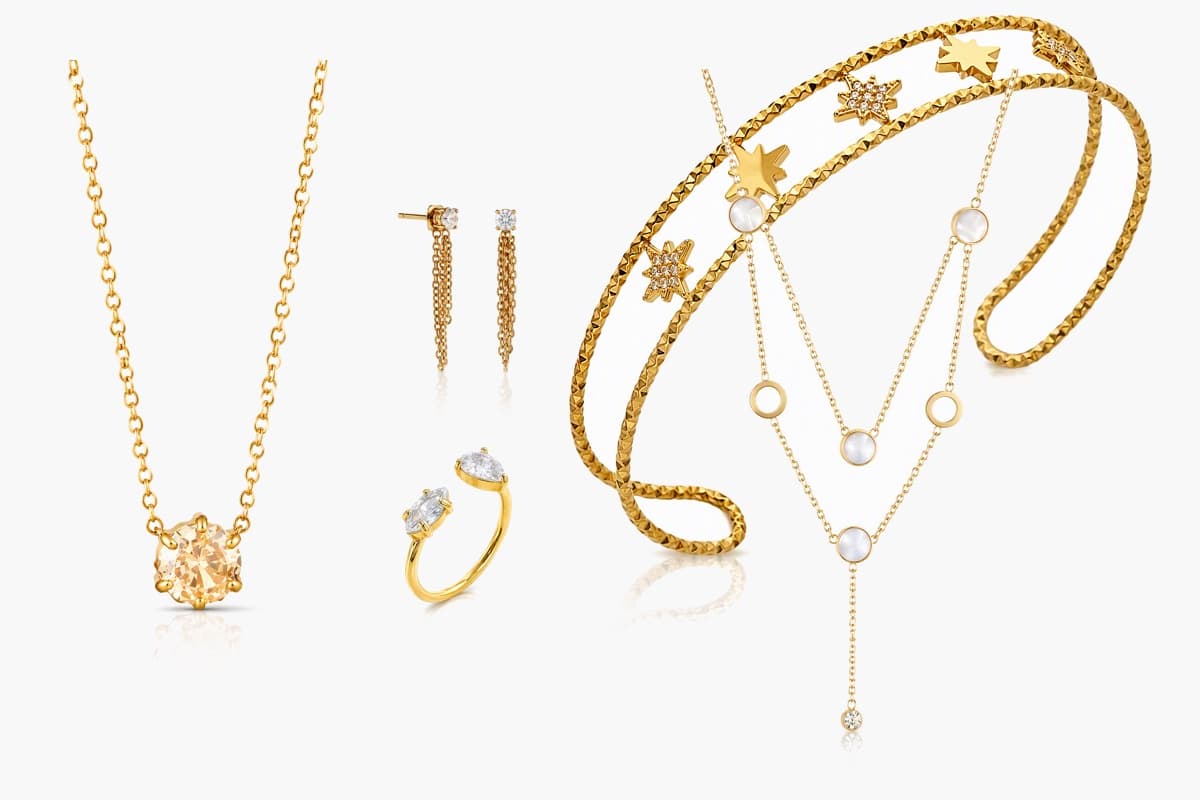 Dainty Chain Drop Earrings