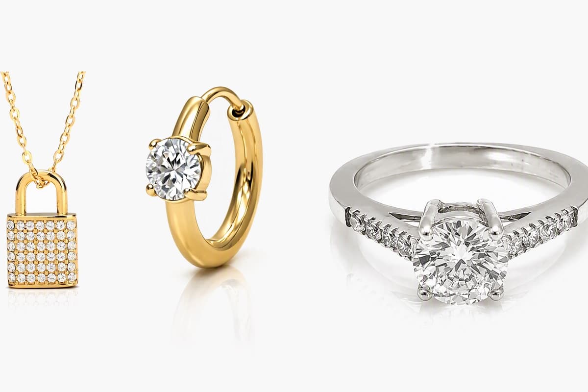 Dainty Single Stone Hoop Earrings