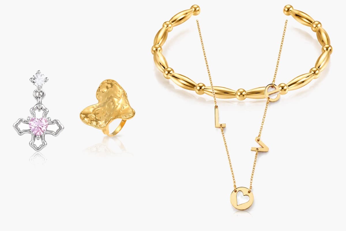 Dainty Cross Stud Earrings