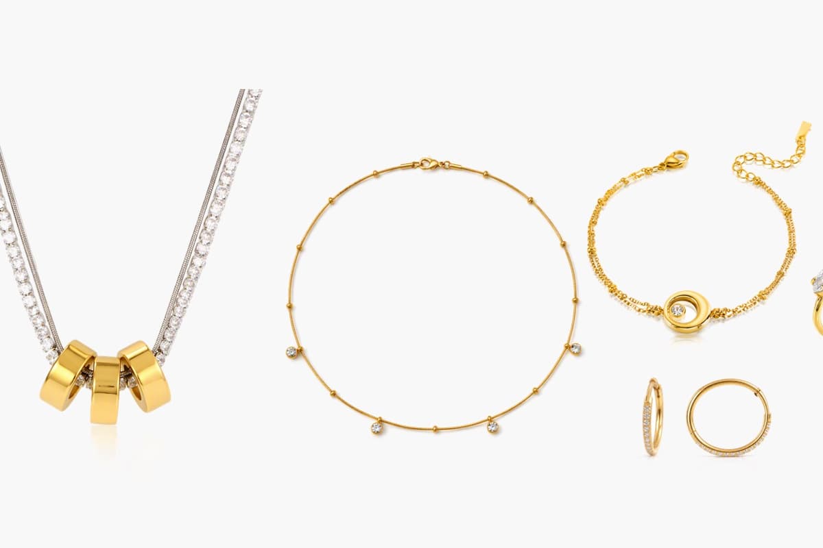 Dainty Paved Hoop Earrings