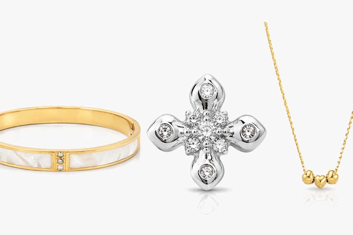 Dainty Cross Stud Earrings
